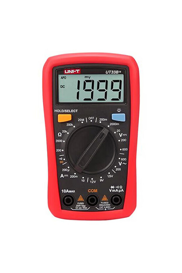 Digital Multimeter UT33+: Compact, Precise, and User-Friendly Tool for Beginners - 1