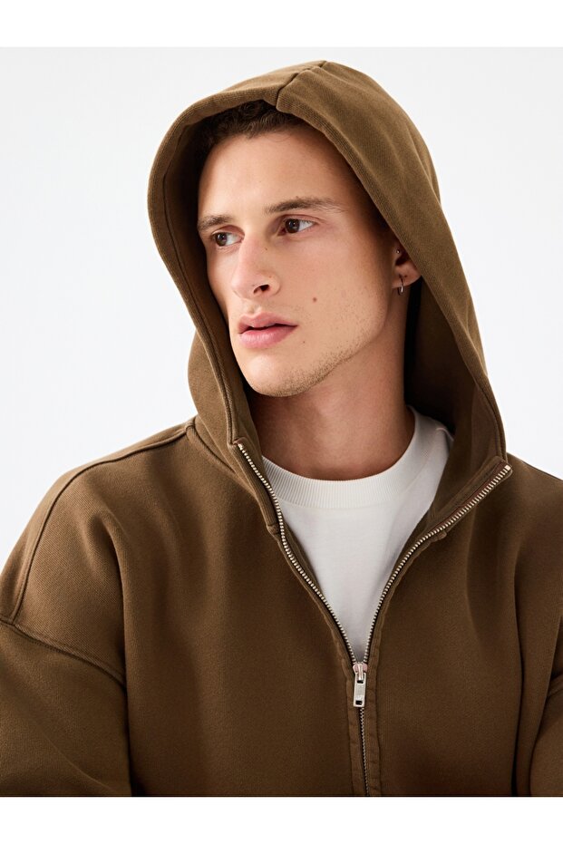 Oversize Fit Erkek Sweatshirt - 4