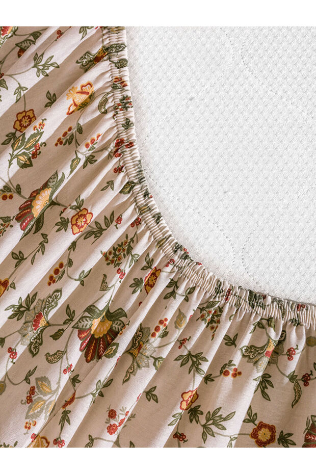 Sparkling Choices from Shining Store |   Floral Double Elastic Sheet - 4