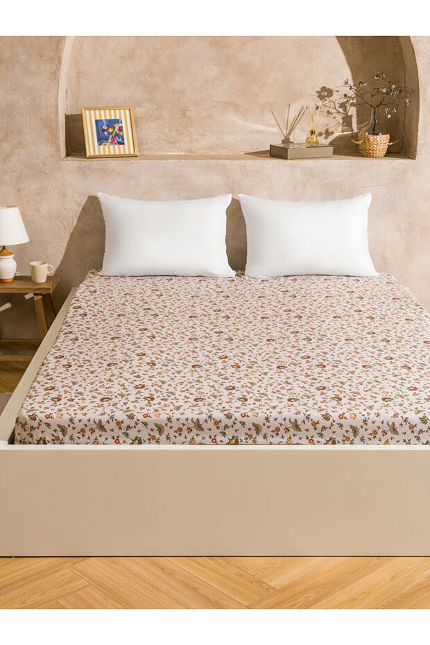 Sparkling Choices from Shining Store |   Floral Double Elastic Sheet - 1