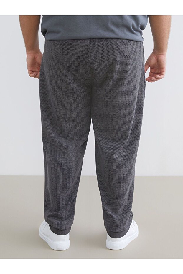 XSIDE Büyük Beden Standart Kalıp Erkek Jogger Eşofman Altı - 4