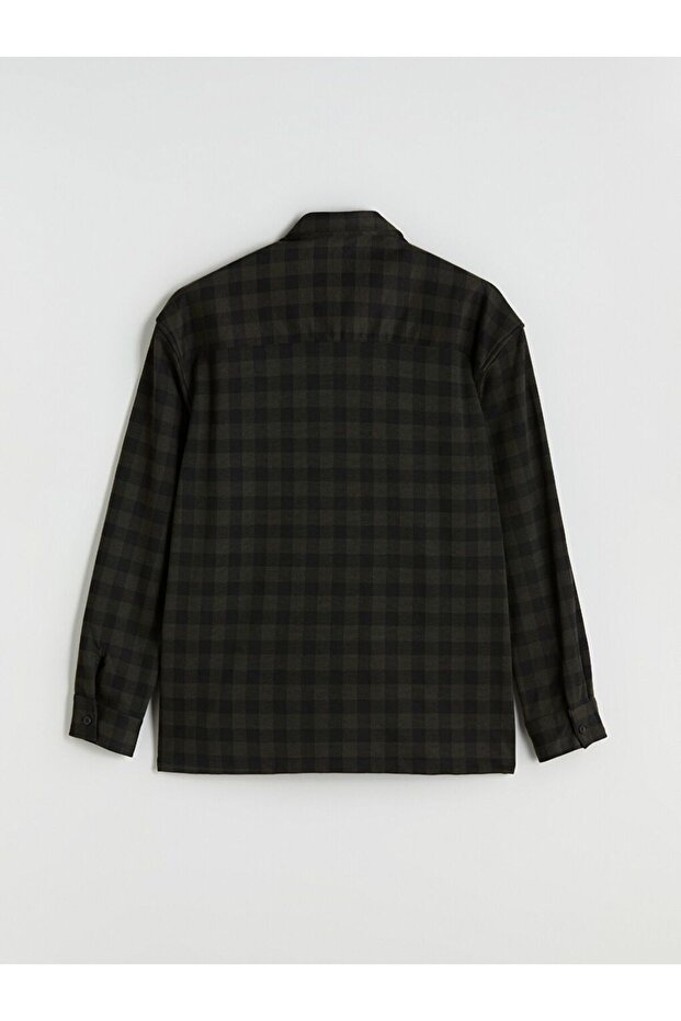 LCW Vision Regular Fit Uzun Kollu Ekose Erkek Gömlek - 6