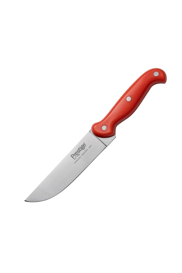 Professional Butcher Knife 6 inch - Red | Carving Slicing Meat Knife | PR49343