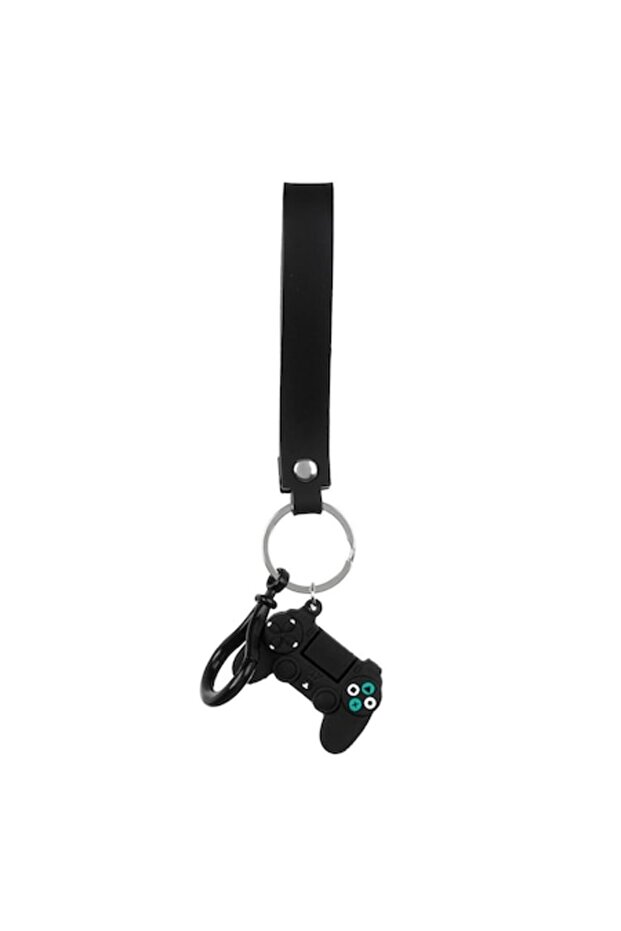 Gaming Keychain, Controller Model, Black, 5cm Strap - 1
