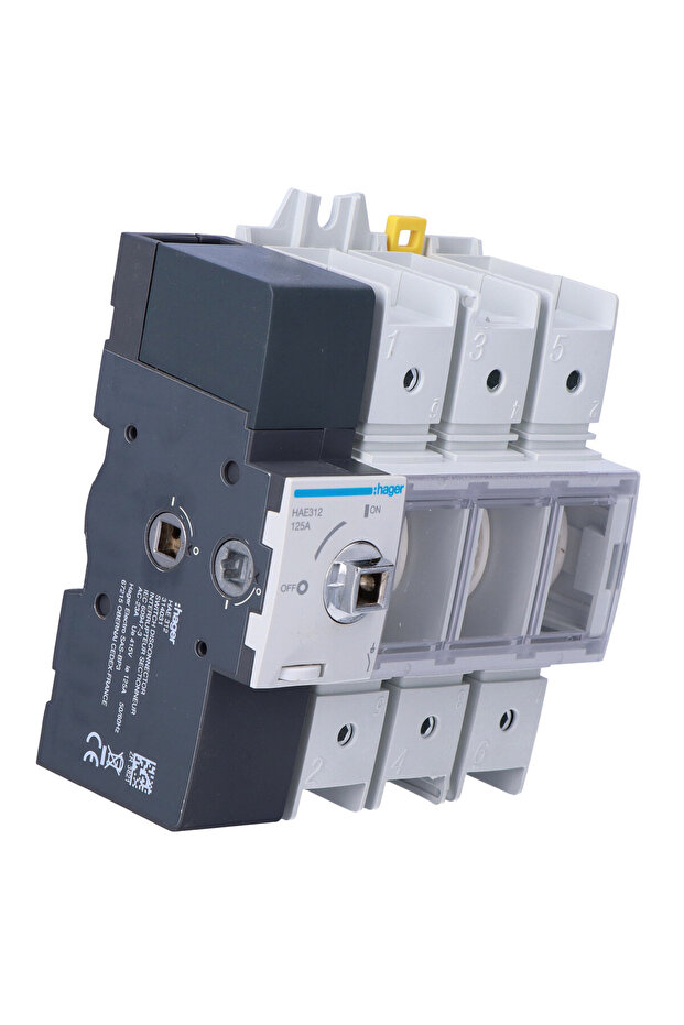 Modular rotary switch disconnector with visible break 3P 125A size 4 - 2