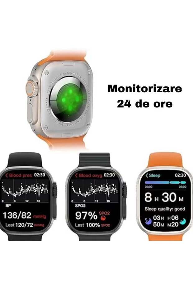 iTin SmartWatch, Extra Strap, Bluetooth Call, Wireless Charging, Health Monitoring, Notifications - 5