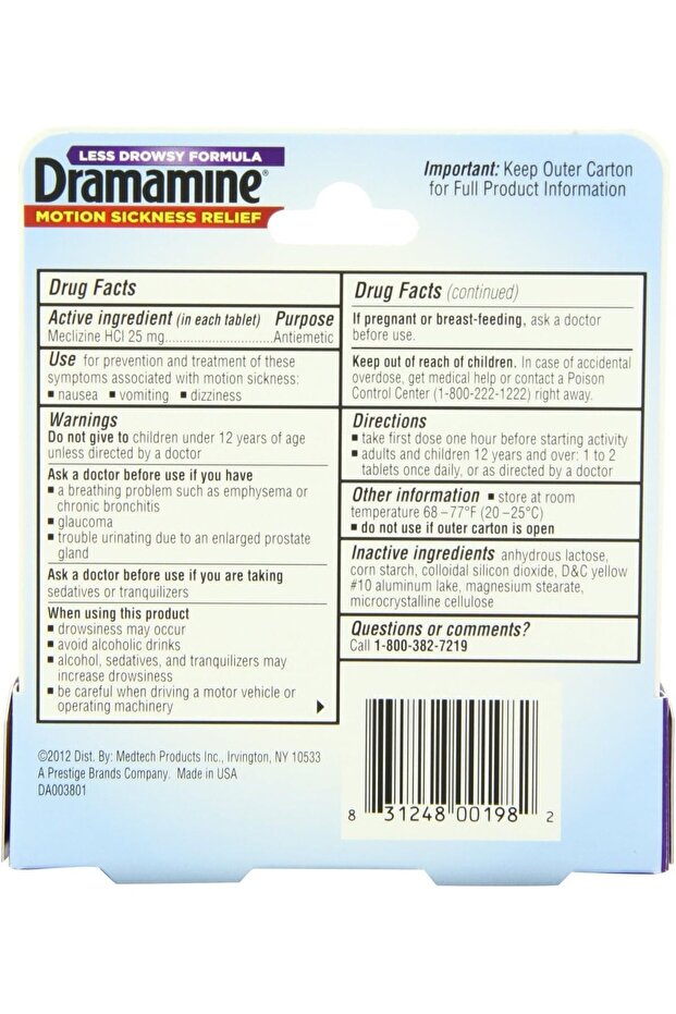 أقراص أقل نعاسًا طوال اليوم، 8 أقراص - 2