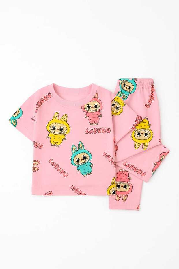 LABUBU ÇOCUK PİJAMA TAKIMI - 1