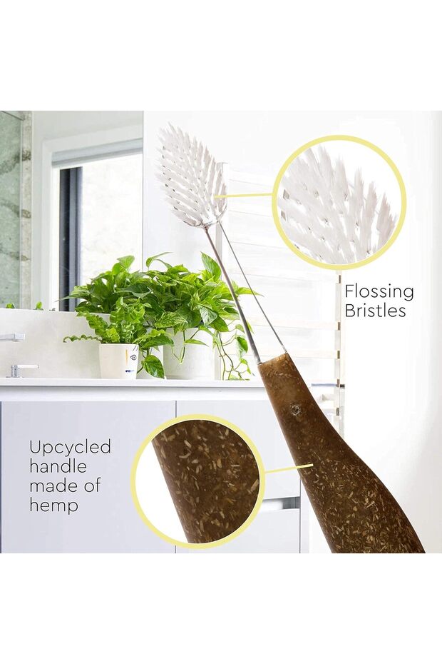 فرشاة أسنان سورس فلوس، ناعمة (خشبية) - 2