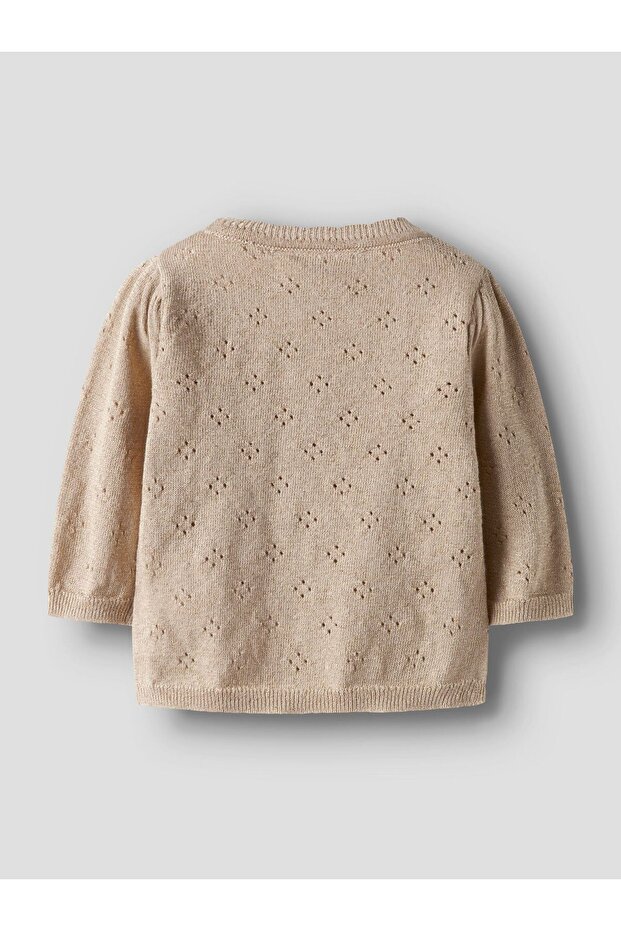 Strickjacke Pointelle - 3