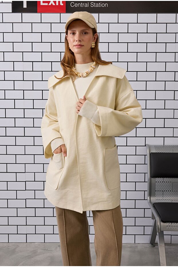 Kimono Ceket Kemik - 6