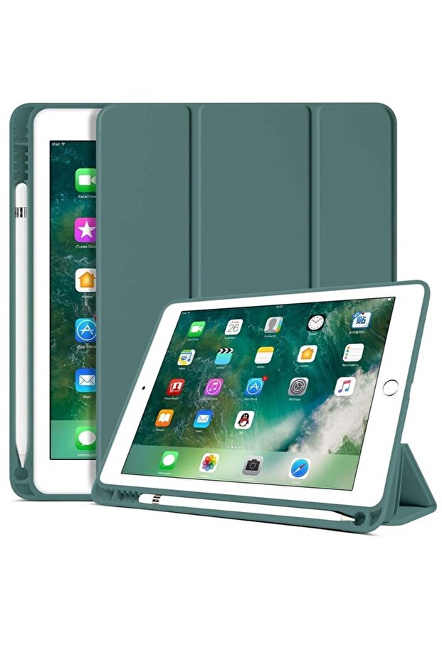 SmartGrist iPad 6th/5th Generation Case with Pencil Holder - Premium Folio Stand, Auto Wake/Sleep fo