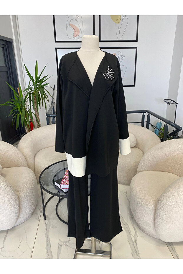 طقم سترة تريكو - 1