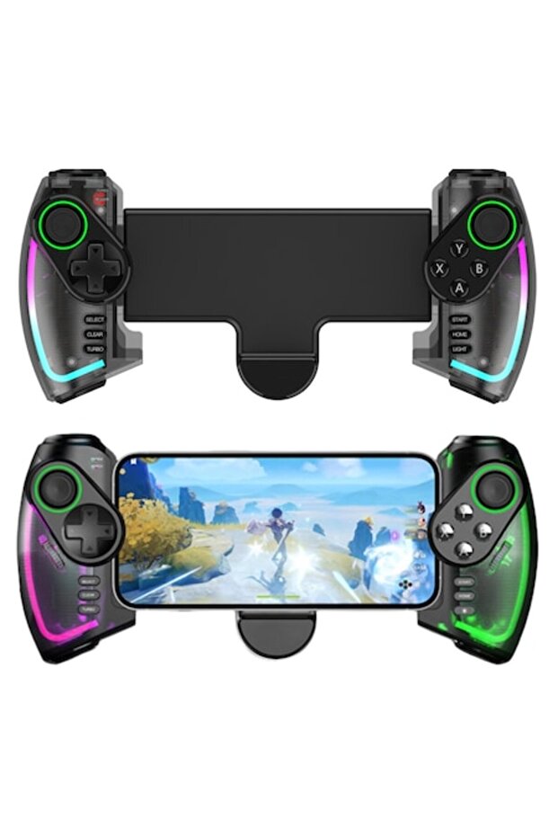 Bluetooth Gamepad Controller for Phone & Tablet, Multi-Platform, RGB - 1