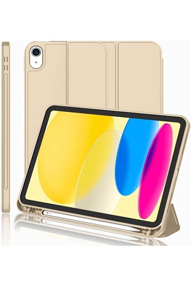 Waves Digital iPad 10th Gen 10.9-inch Case — Slim Smart Cover with Pencil Holder & Trifold Stand