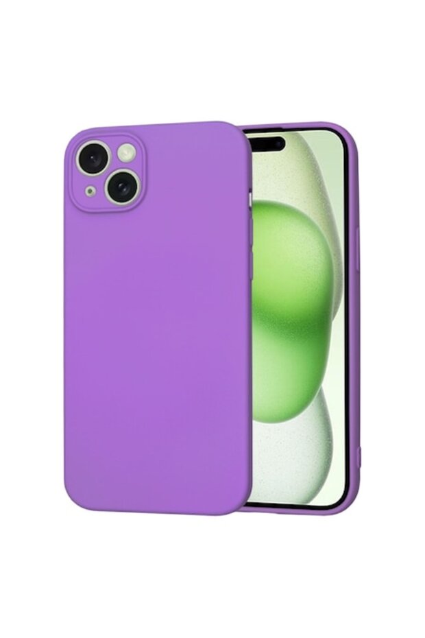 Carcasă SoftFlex pentru iPhone 15 Plus - Violet - 1