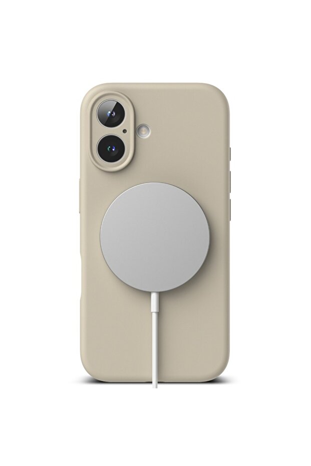 Compatible case for iPhone 16, Slim Protector W1663, Premium Lexgard, Stone - 2