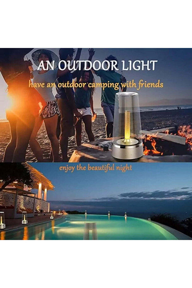 Candle Flame Lamp With Bluetooth Speaker - 8