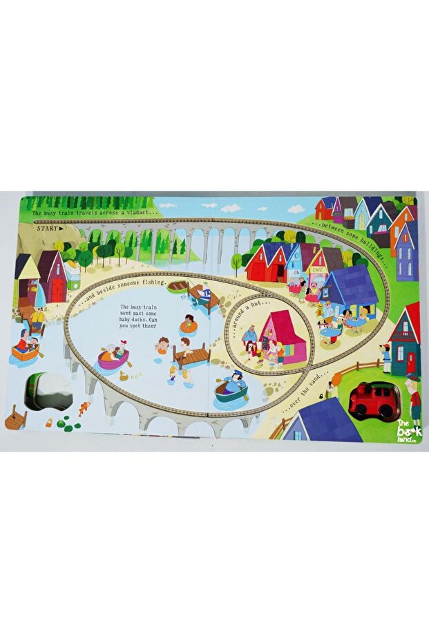 Pull-back Busy Train Book (Toy Book) - 3