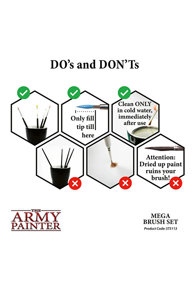 - Mega Brush Set (box) - 3