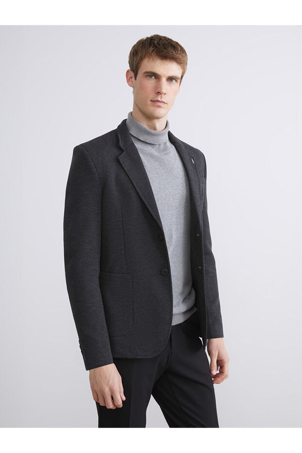 Ozmarka New Season Standard Fit Men's Blazer Jacket
