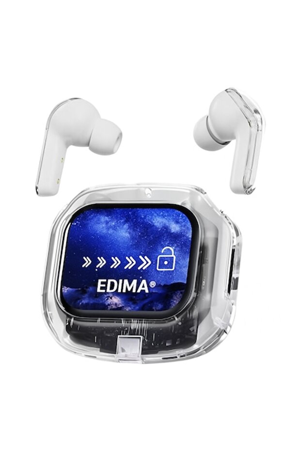 EDIMA®️ wireless bluetooth headphones with improved noise cancellation, Audio, Wireless, Dig Display - 1