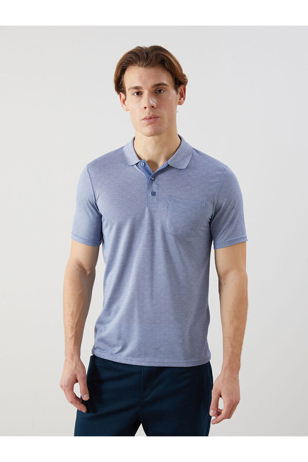 Lcwaikiki Classic Polo Neck Short Sleeve T-Shirt for Men (S5)