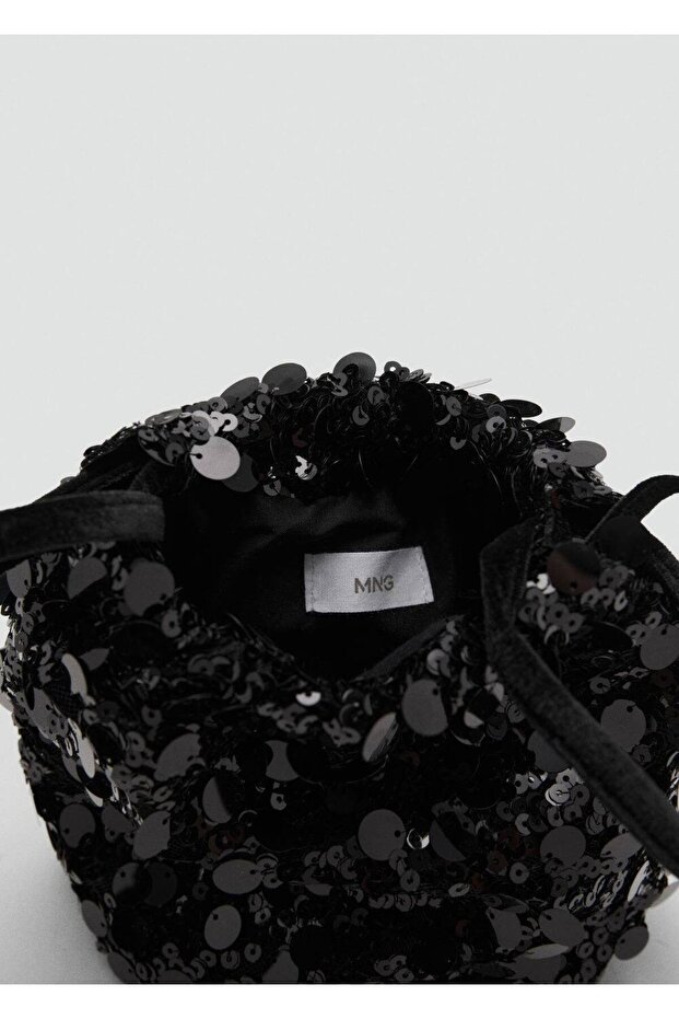 Payetli mini çanta - 5