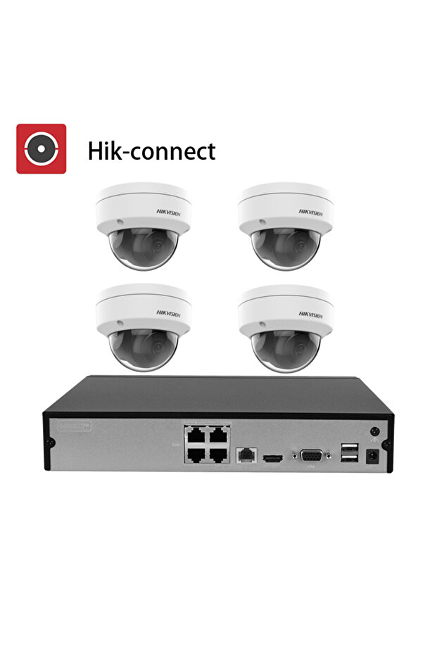 HIK OEM 5MP/6MP/8MP PoE CCTV Security Surveillance System - Motion Detection, Two-way Audio, 4/8/16 - 3