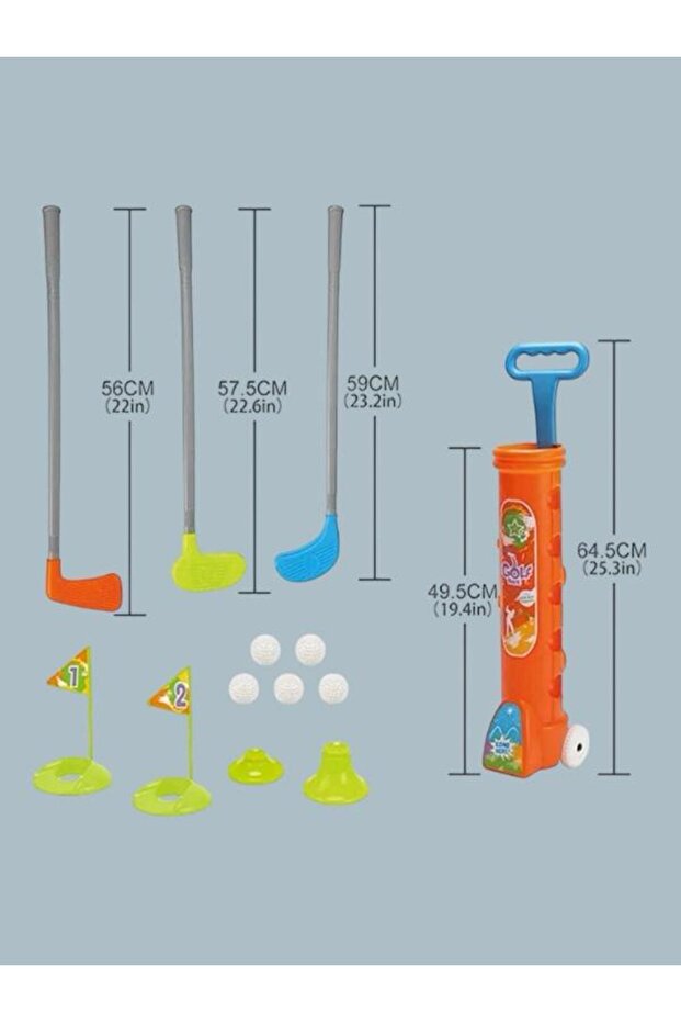 Çekçek Arabalı Golf Seti - 3