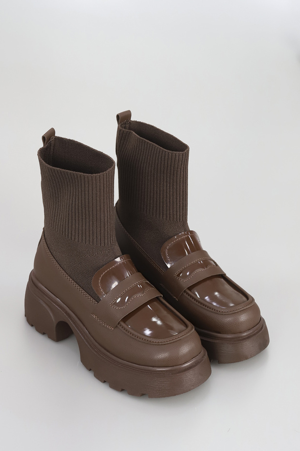 DVMD 3500 Çoraplı Loafer Model Bot - 1