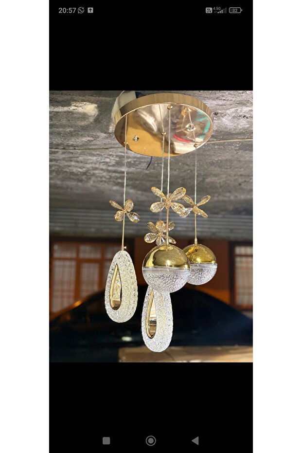 Arya Model 4Toplu Modern Ledli Avize - 2