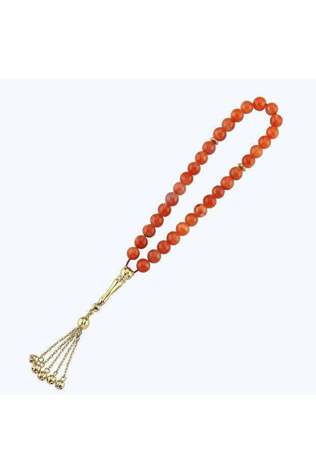 Altın Akik Tespih - 1