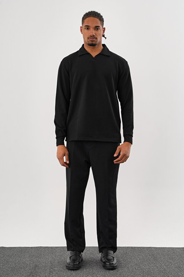 MELLOW Oversize Sweatshirt Siyah - 2