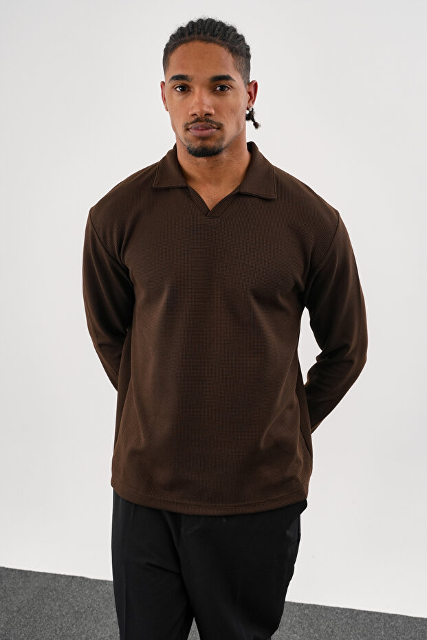 MELLOW Oversize Sweatshirt Kahve - 1