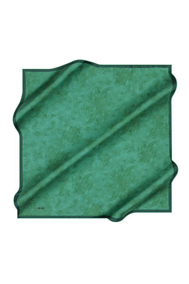 90X90 İpek Tivil Eşarp - 1