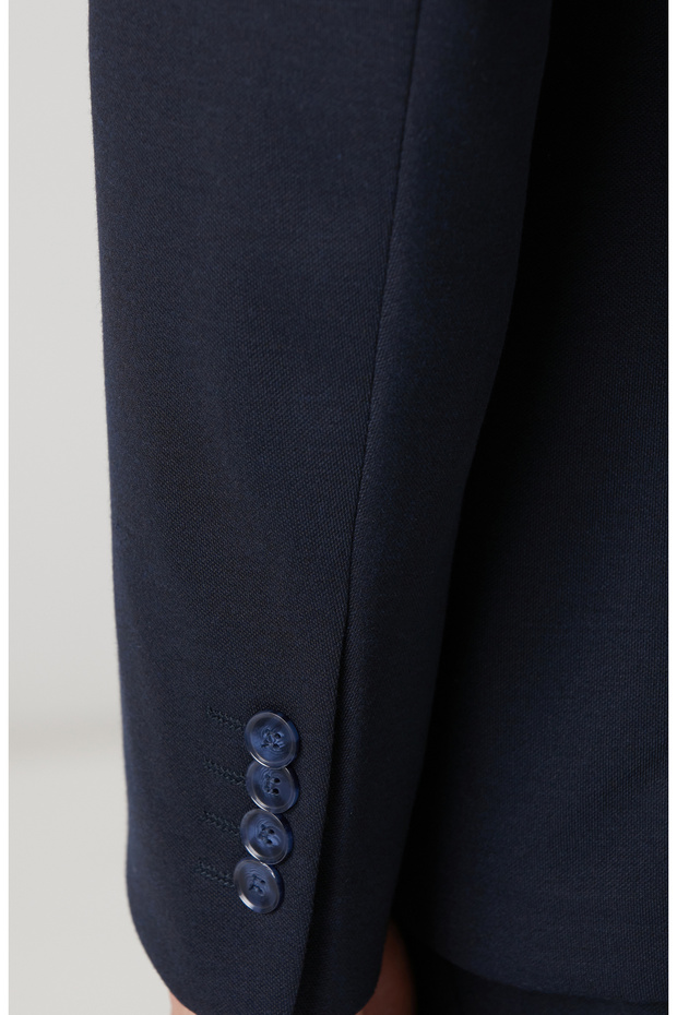 Lacivert Örme Takım Elbise - 7