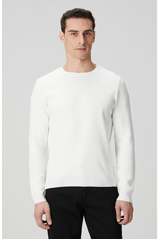 Kırık Beyaz Kazak - 1