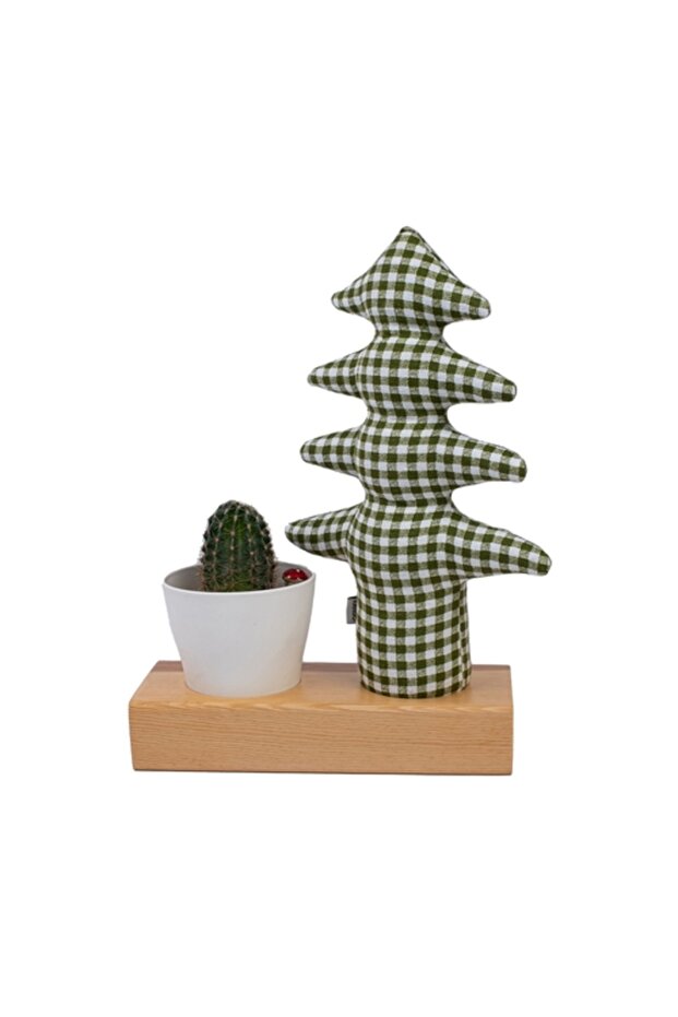 حاملة مذكرات مزينة بالزهور - خشب الصنوبر المزخرف - 1