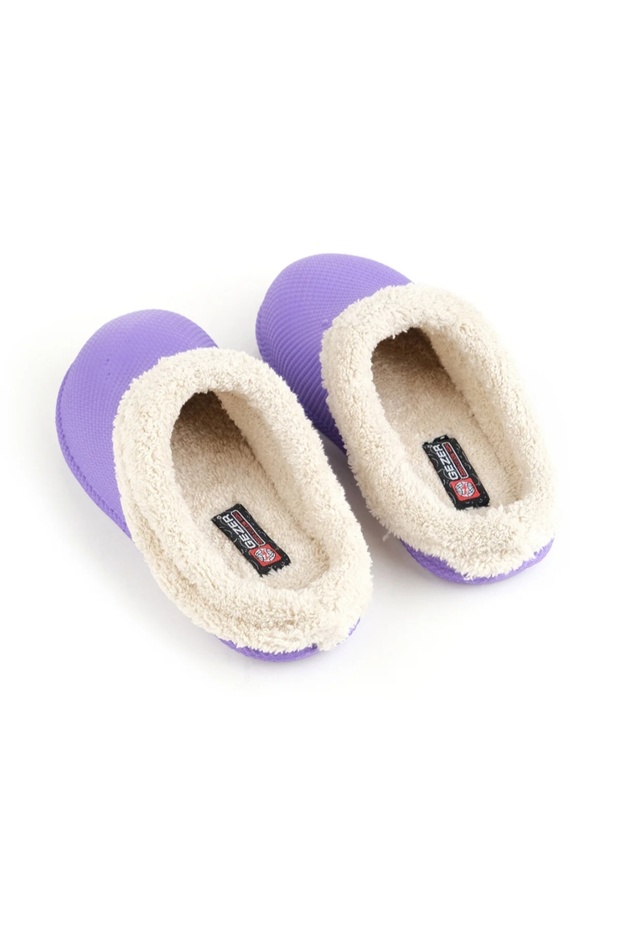 Furry inside home slippers
