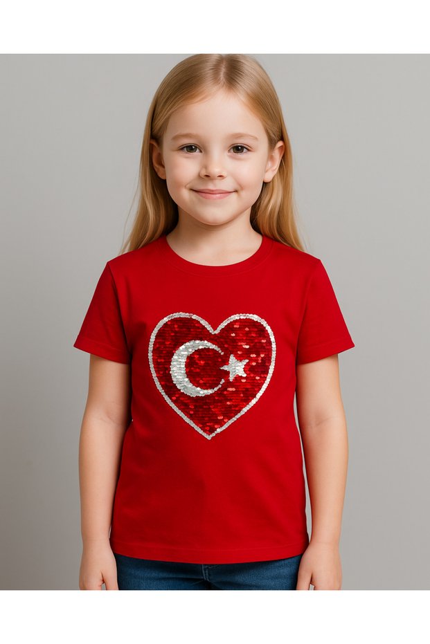 Sequin Dual-Use Children's T-Shirt