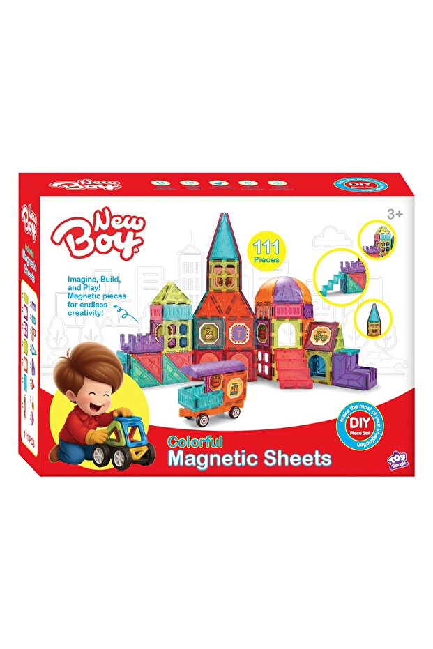 Colorful Magnetic Sheets (111pcs)