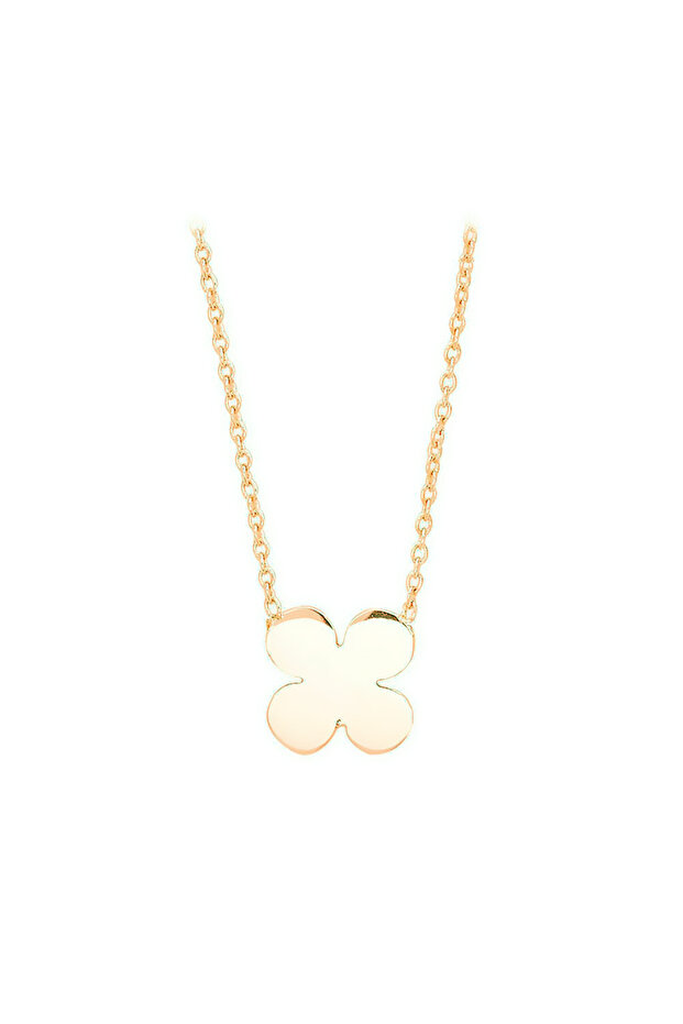 14 Ayar Yonca Altın Kolye - 2