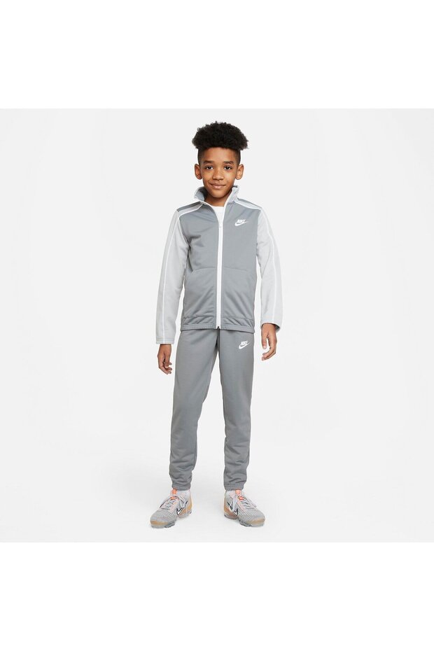 Dh9661-084 K Nsw Futura Poly Cuff Ts Kids Tracksuit Set