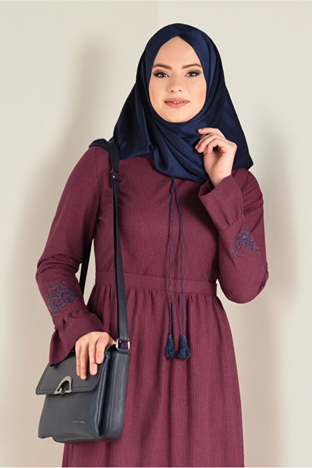 فستان برباط 4680