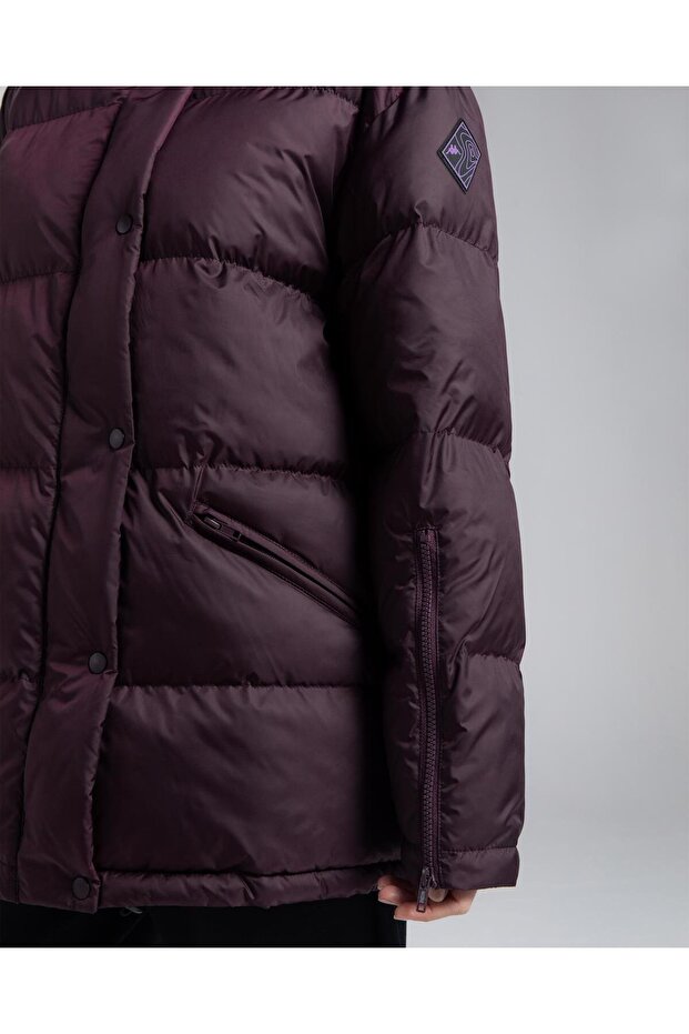 Authentic Aomi Kadın Mor Mont - 3