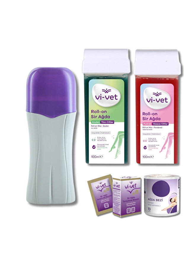 ROLL-ON SİR KARTUŞ AĞDA ISITICI MAKİNE SET(Görseldeki tüm ürünler hediye) - 1