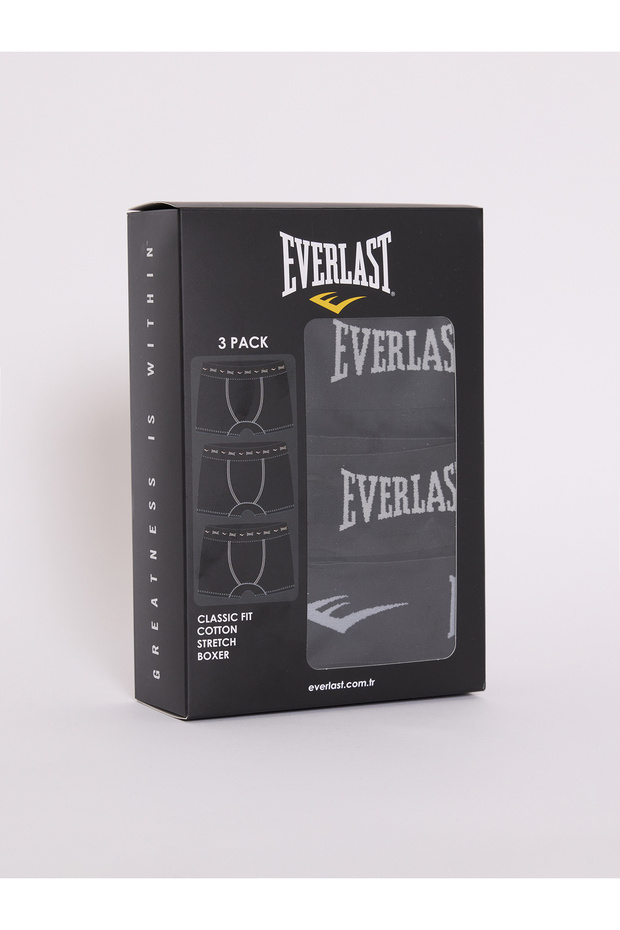 3'lü Siyah Boxer - 7