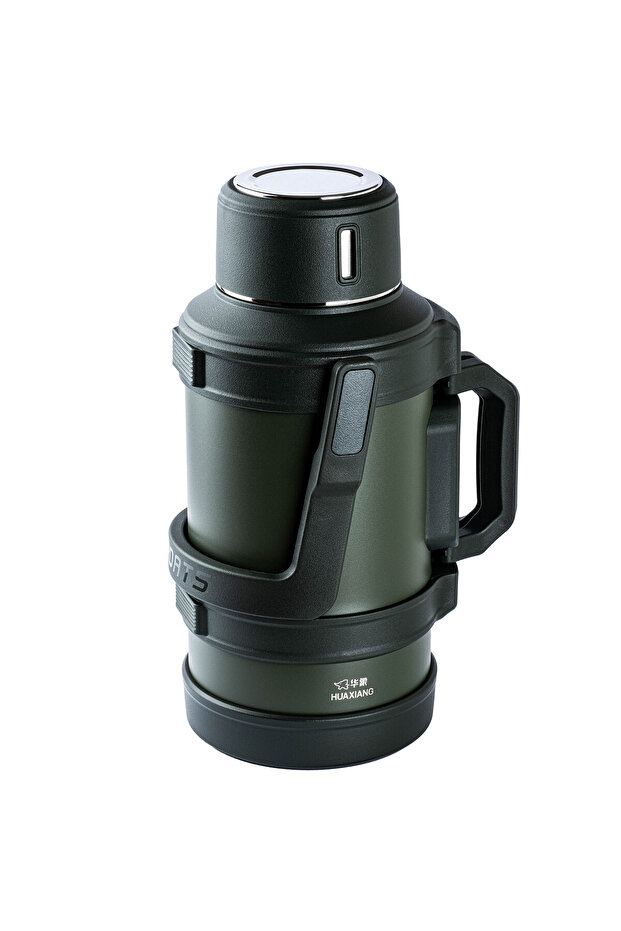 Tnt-Okadi Outdoor Green Handle Stainless Steel Thermos 4L