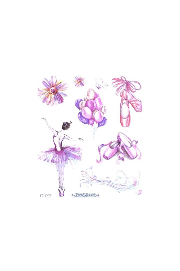 Balerin Dövme Seti - 2